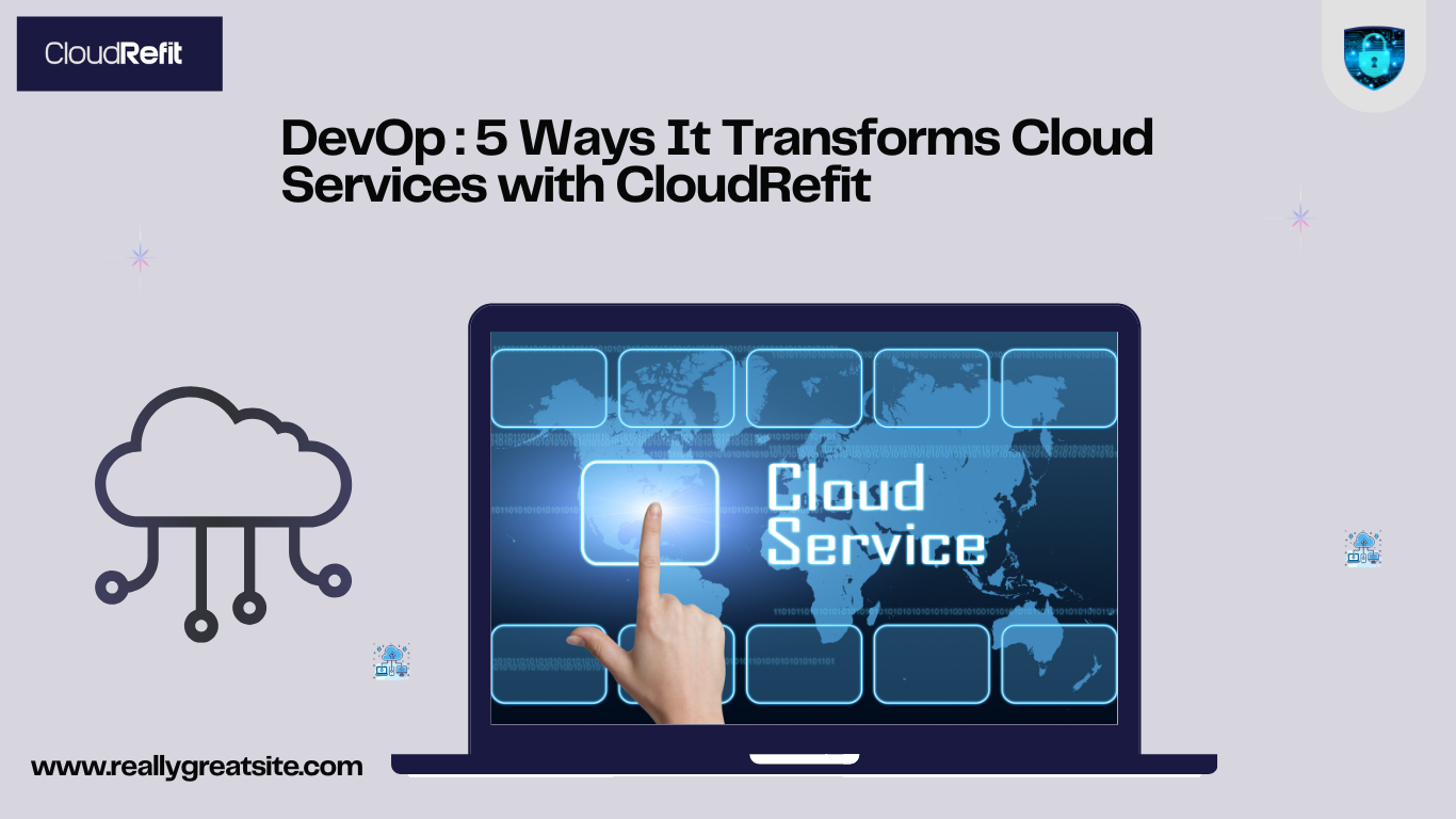Cloud computing infrastructure with DevOp automation tools optimizing performance and security